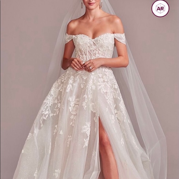 David's Bridal Galina signature wedding dress